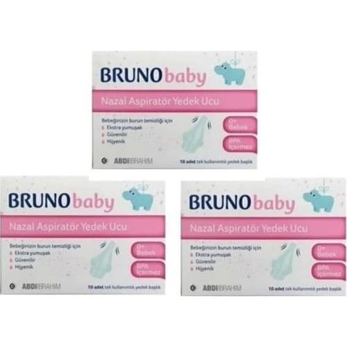 Bruno Baby Nazal Yedek Ucu X 3 adet