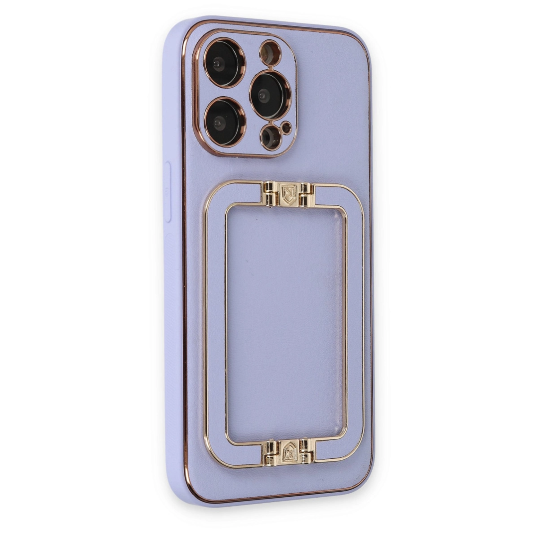 Apple İphone 13 Pro Max Kılıf Coco Elit Kapak - Lila