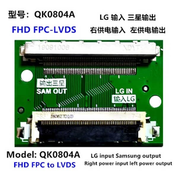 LCD PANEL FLEXİ REPAİR KART FHD FPC TO LVDS LG İN SAM OUT QK0804A (4767)