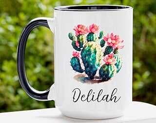 print dore Kaktüs Kupa, Kaktüs Bayanlara Hediye, Kaktüs İsimli Kupa, Kaktüs Sevgilisi İngilizce Kupa21