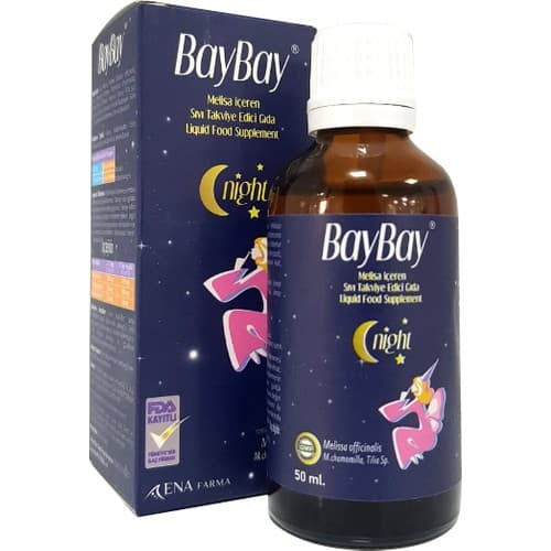Baybay Forte Night Bitkisel Damla 50 ML X 2 adet