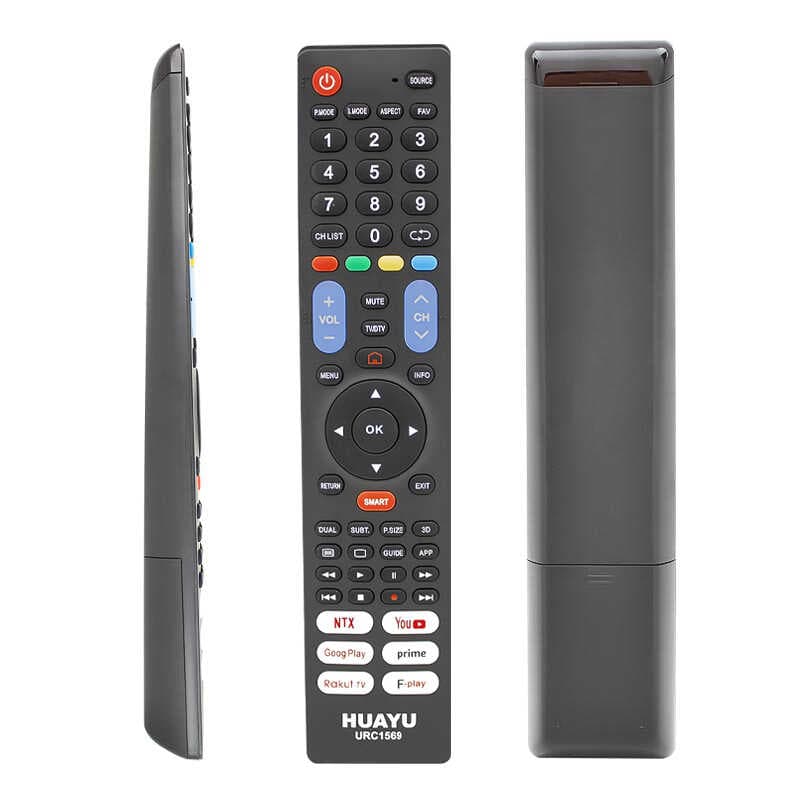 HUAYU KL URC1569 NETFLIX-YOUTUBE-PRIME VIDEO-GOOGLE PLAY-RAKUTEN TUŞLU 7IN1 UNİVERSAL LCD LED TV AKILLI KUMANDA (4767)