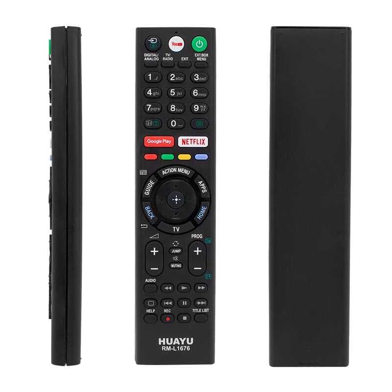 HUAYU KL RM-L1676 SONY GOOGLE PLAY- NETFLIX - YOUTUBE TUŞLU UNIVERSAL LCD-LED TV KUMANDA (4767)