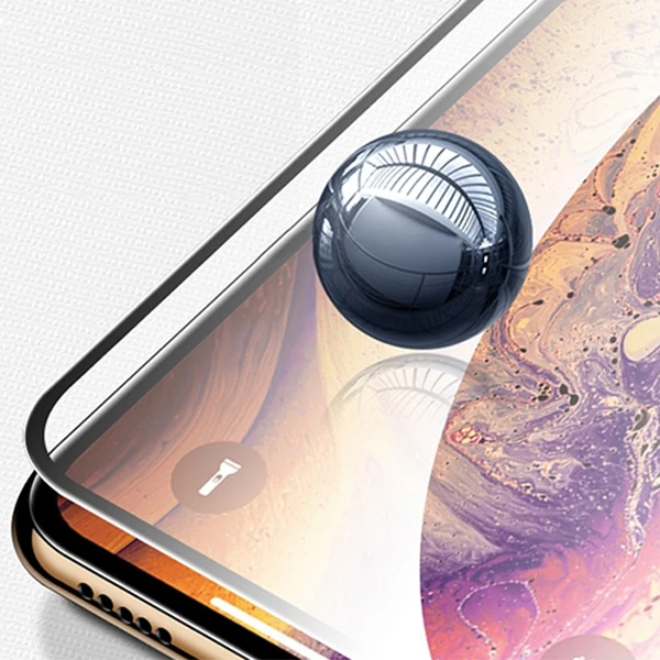 iPhone 12 Pro Max 6.7 3D Full High Aluminum Tempered Cam Ekran Koruyucu-(5775)