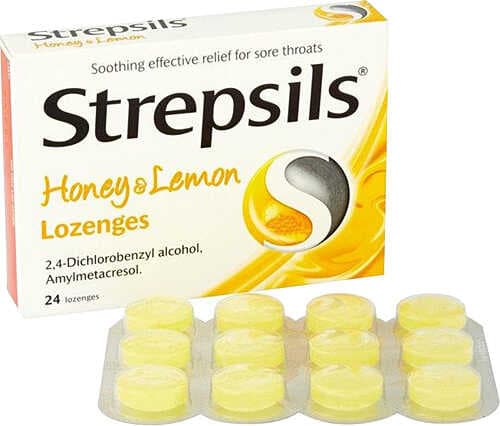 Strepsils Bal Limon Aromalı 24 Pastil