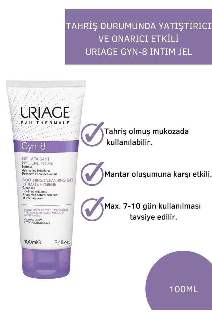 Uriage Urıage Gyn-8 Gel Apaisant Hygiene Intime Cleansing Gel 100 Ml 01062