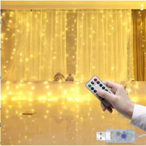Peri Perde Led 3*3m 300 Led