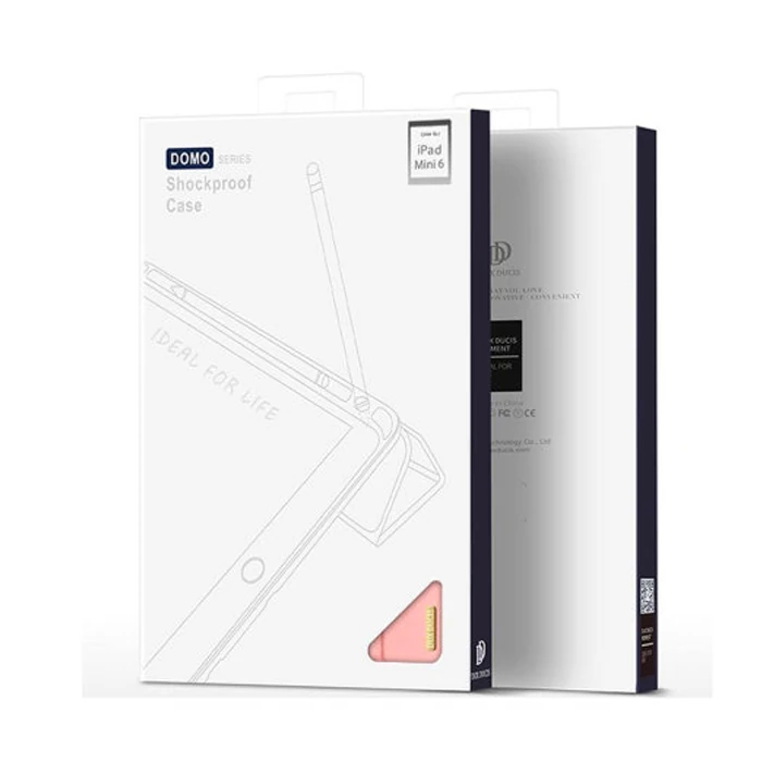 Dux Ducis iPad Mini 6 (2021) Kılıf Kalem Bölmeli Standlı Domo Series-(5775)