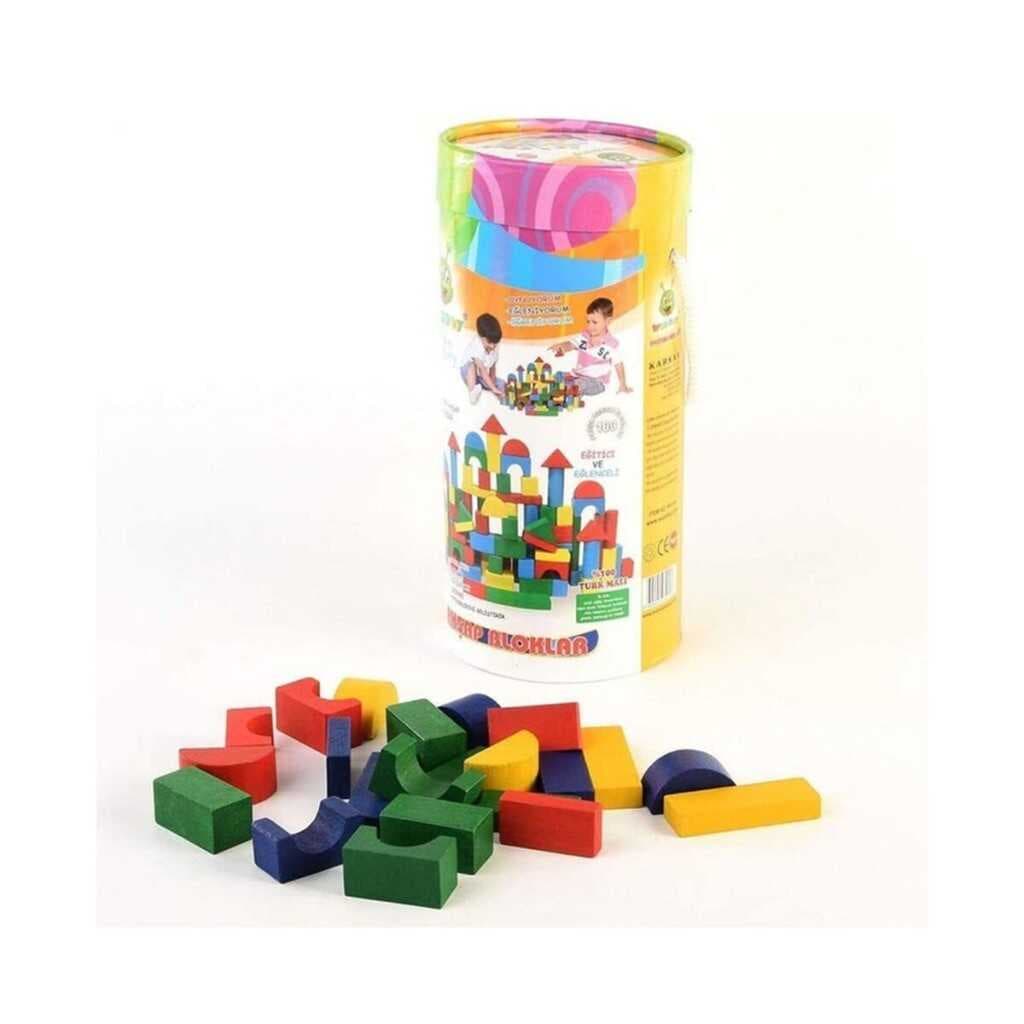 KR016 WOODOY 100 PARÇA KÜÇÜK KOVALI BLOKLAR 12