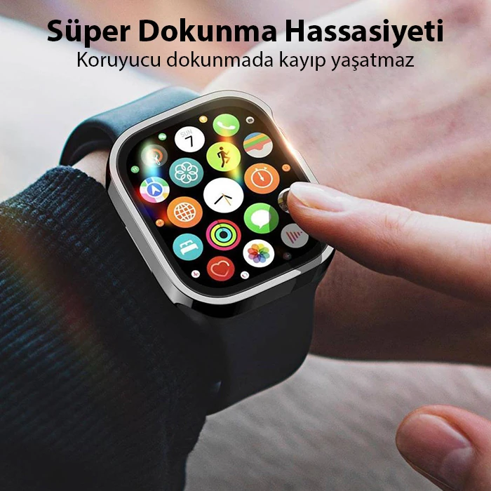 Dux Ducis Hamo Series Apple Watch Ultra 49mm için Hard PC Full Koruma Sert Armor Zırh Kılıf-(5775)