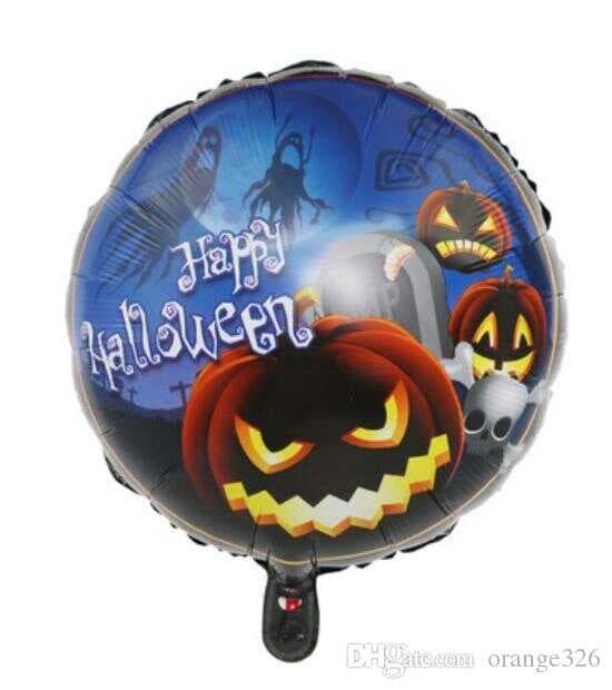 Happy Halloween Balkabağı Folyo Balon 18 inç (5430)
