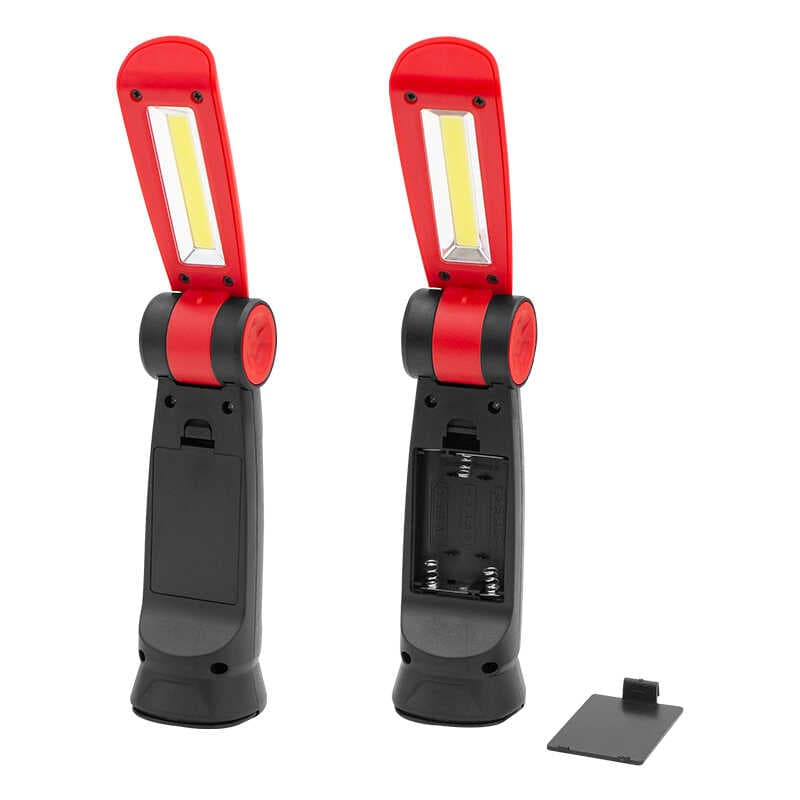 LED+COB IŞIK ÇOK FONKSİYONLU PİLLİ (3*AAA) EL FENERİ (4767)