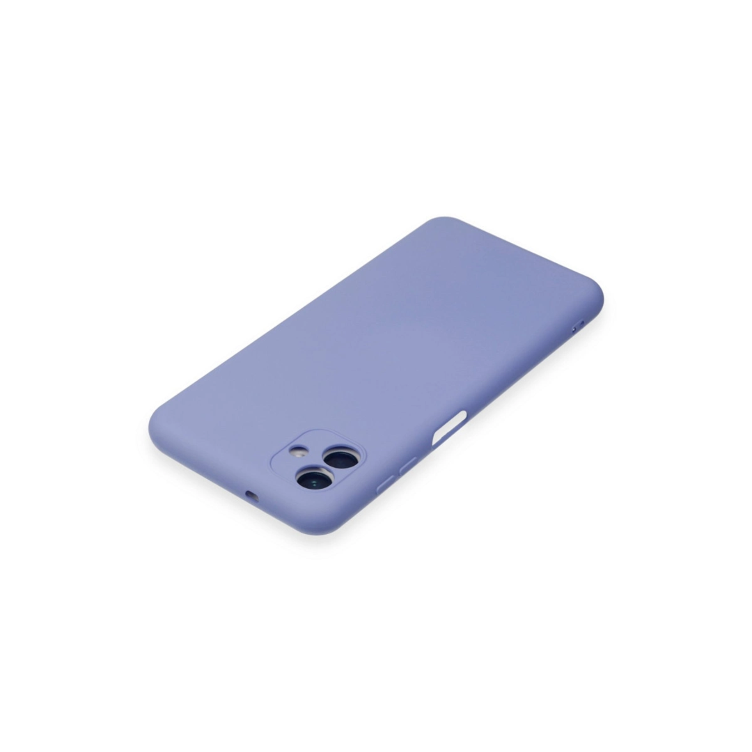 Samsung Galaxy A04e Kılıf Nano İçi Kadife Silikon - Lila