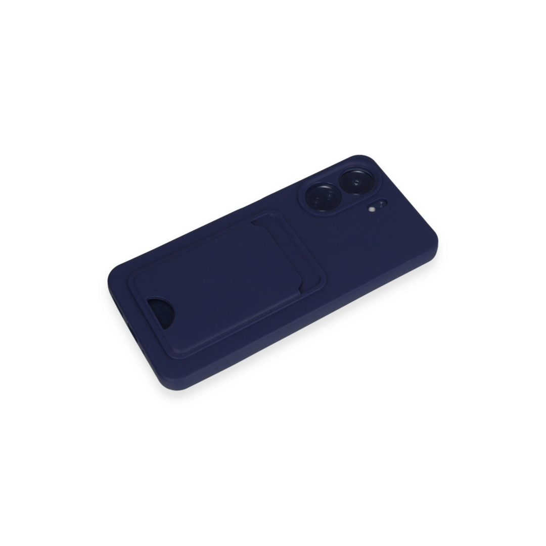 Xiaomi Redmi 13c Kılıf Kelvin Kartvizitli Silikon - Lacivert