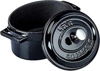 Lava Metal Oval Mii Tecere, Siyah