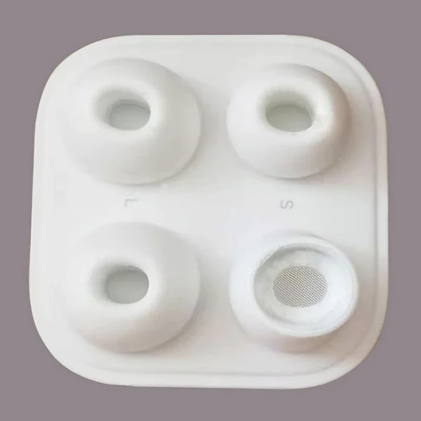 ALLY Airpods Pro İçin 2 Çift Silikon Yedek Kulaklık Ucu Kulaklık Tıkacı-(5775)