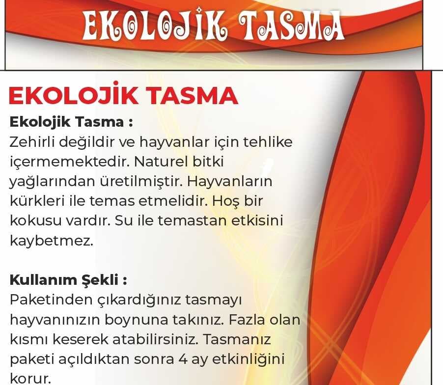 Ekolojik Tasma - Pire Tasması - 40 Cm (477477)