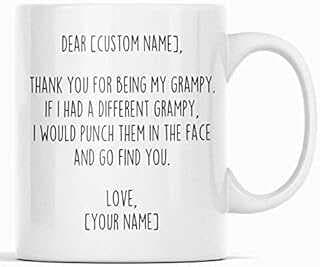 print dore Grampy Gifts Personalized Custom Name Mug Gifts for Grampy Funny Grampy Gift Idea Fathers Day Birthday Christmas Best Grampy Ever Grandpa