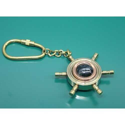 Pirinç Dümen Anahtarlık