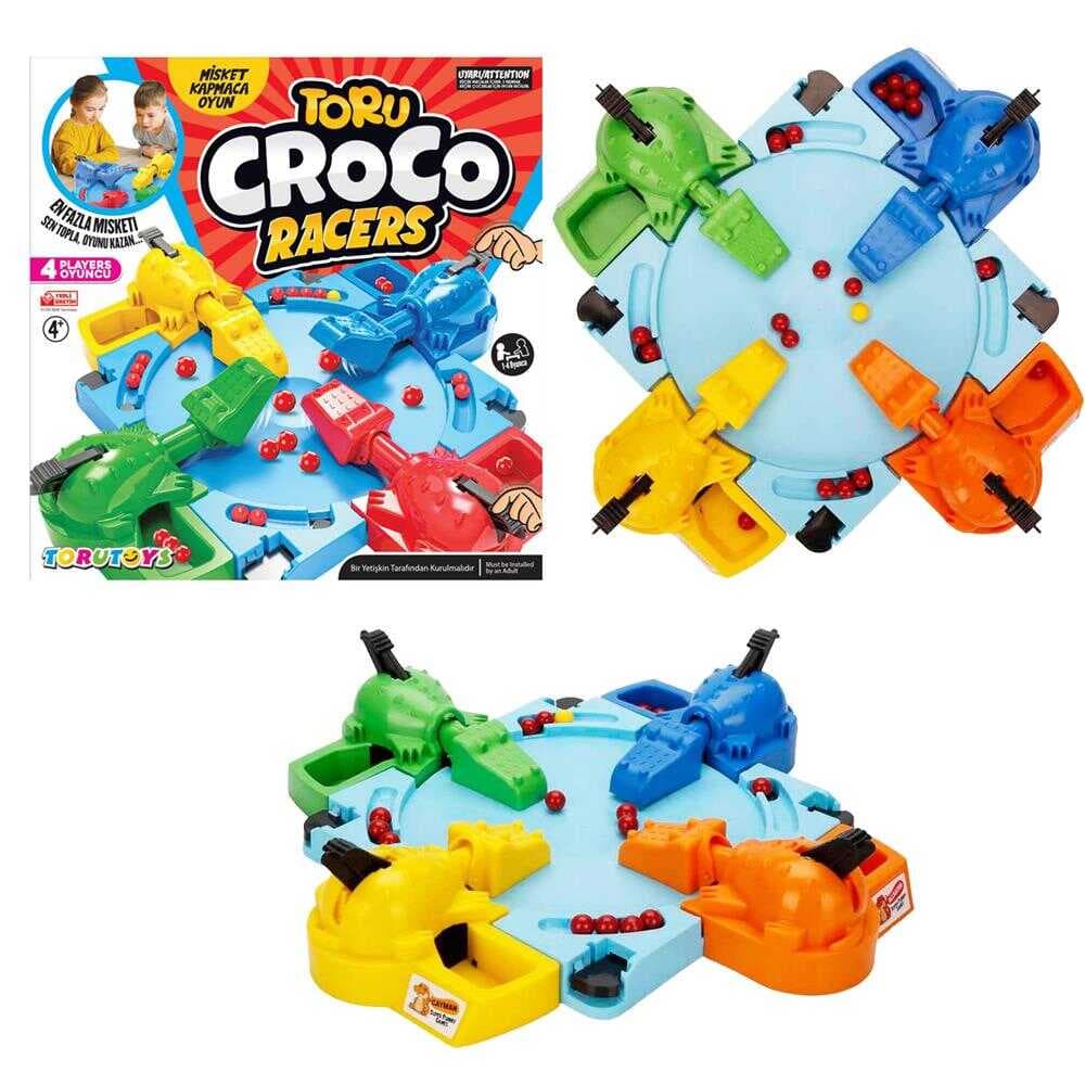 Toru Croco Misket Kapmaca Eğlenceli Aile Kutu Oyunu