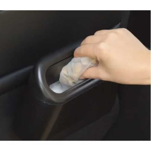 Araba Çöp Kutusu Kapaklı Organize Siyah Renk