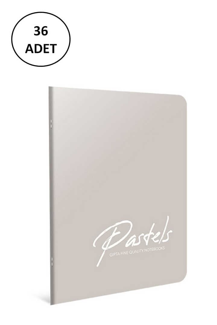 Gıpta A6 Pastels Tel Dikişli Plastik Kapak Defter 80 Yaprak Çizgili 36 Adet