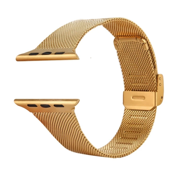 Ally Apple Watch Ultra 49mm 7-8 45mm 6-5-4 44mm Kayış Kordon Kopçalı Milano Loop Kordon 3-2-1 42mm-(5775)