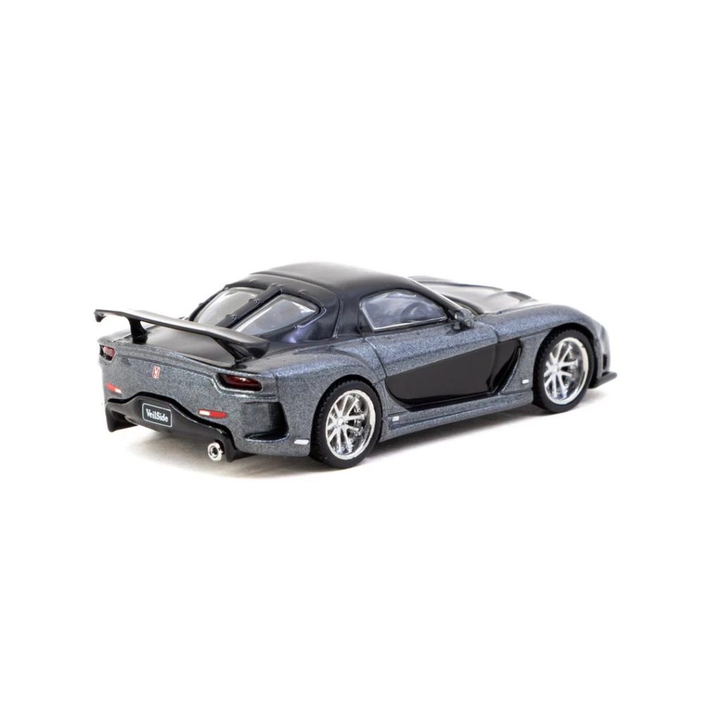 1/64 Mazda RX-7 VeilSide Fortune7 Grey Metallic / Black
