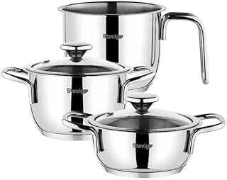 Stevig 4 Mii Meals 18/10 Paslamaz Çelik Tecere Seti 5 Parça ST-303