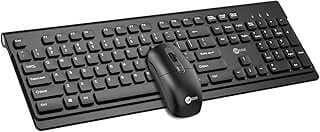 Leovo KW203 Kablosuz Kompakt Wi/Mac Uyumlu Sıvı Dökülmesie Dayaıklı Sağ ve Sol Elle Kullaıma Uygu QY Türkçe Dizilim Tam Boyutlu 1600DPI Optik Fare Türkçe Q Klavye Mouse Seti Siyah