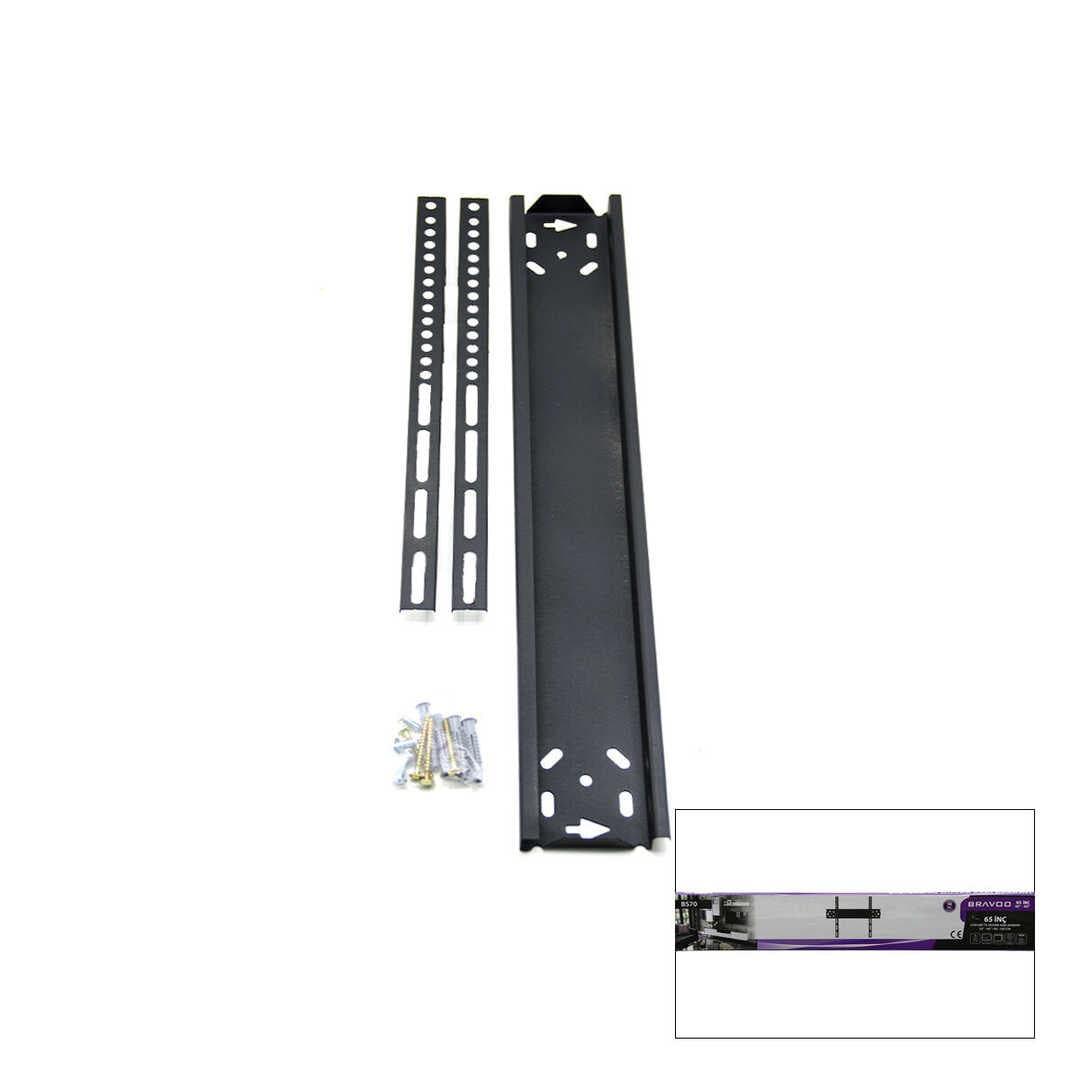 65 İnç ve 32 İnç - 65 İnç Sabit TV Askı Aparatı - LCD LED TV Uyumlu -  82-165 cm