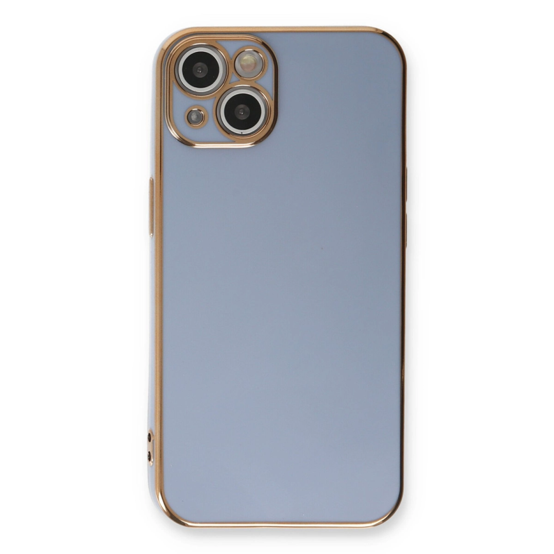 Apple İphone 13 Kılıf Volet Silikon - Mavi