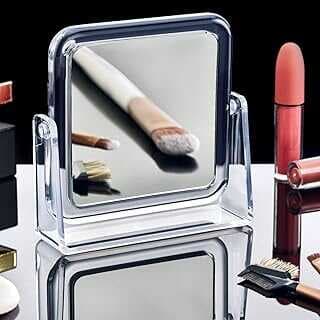 Decoox Akrilik Kare Makyaj Ayası, Akrilik Mii Makyaj Ayası - Kare Aya, Şeffaf Aya Şık ve Pratik Makyaj Deeyimi İçi İdeal Seçim!
