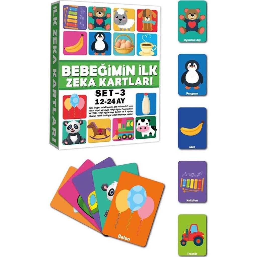 Nessiworld 2212 Eğitici Kartlar 12-24 Ay Zeka Kartları  -Dıytoys