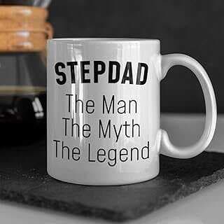 prit dore Üvey Baba Kupası, Üvey Baba içi Kahve Bardağı, Babalar Güü Kupası, İgilizce Komik Baba Kupası 101