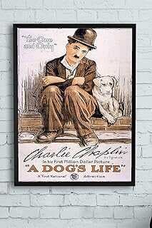 (10829) A Dogs Life Hayva Çerçeveli Tablo Film Afişi (21x30cm)