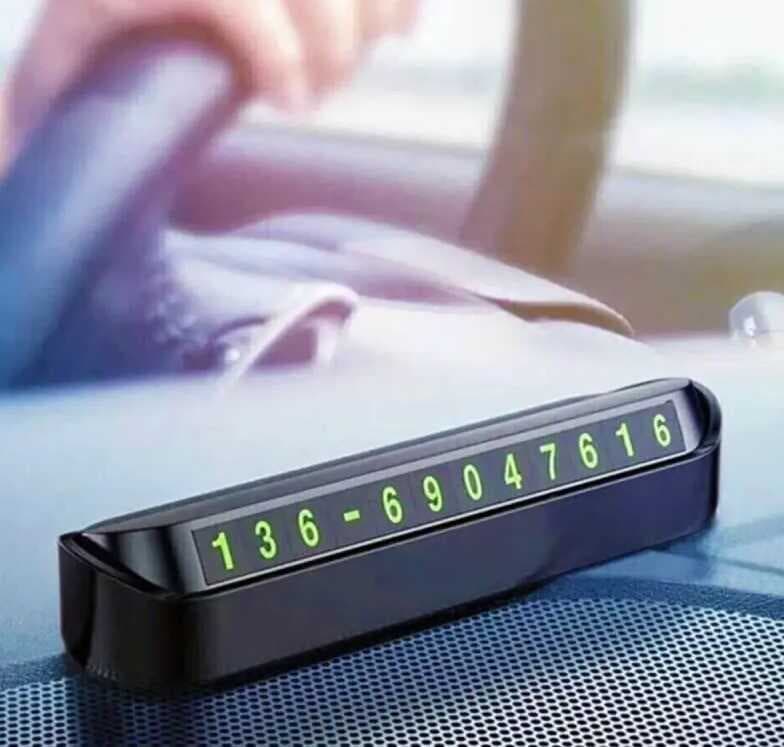 Araç Torpido Üstü Aç Kapa Fosforlu Numaratör