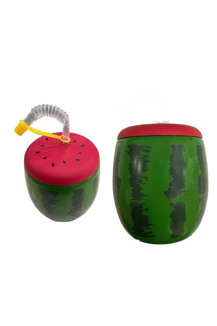 Karpuz Tasarımlı Pipetli Suluk 900 ML (477477)