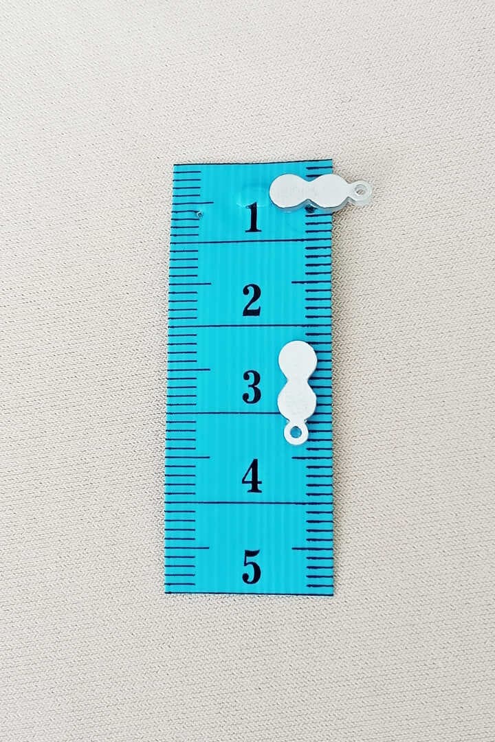 Oya Abiye Bileklik Kolye Pleksi Metalik Plastik Pul Gümüş Renk 24 gram 300 adet - BNC568