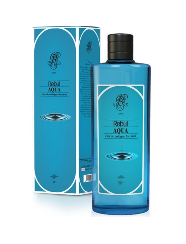 Rebul Aqua Kolonya 270ml (Cam Şişe)