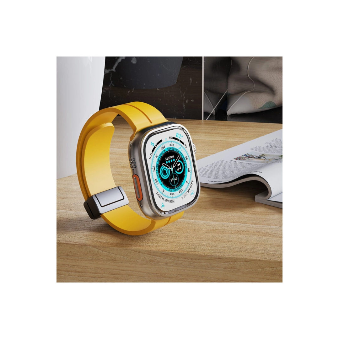 Apple Watch 38mm Kr412 Elegance Stylısh Kordon (SAAT DEĞİLDİR) - Siyah