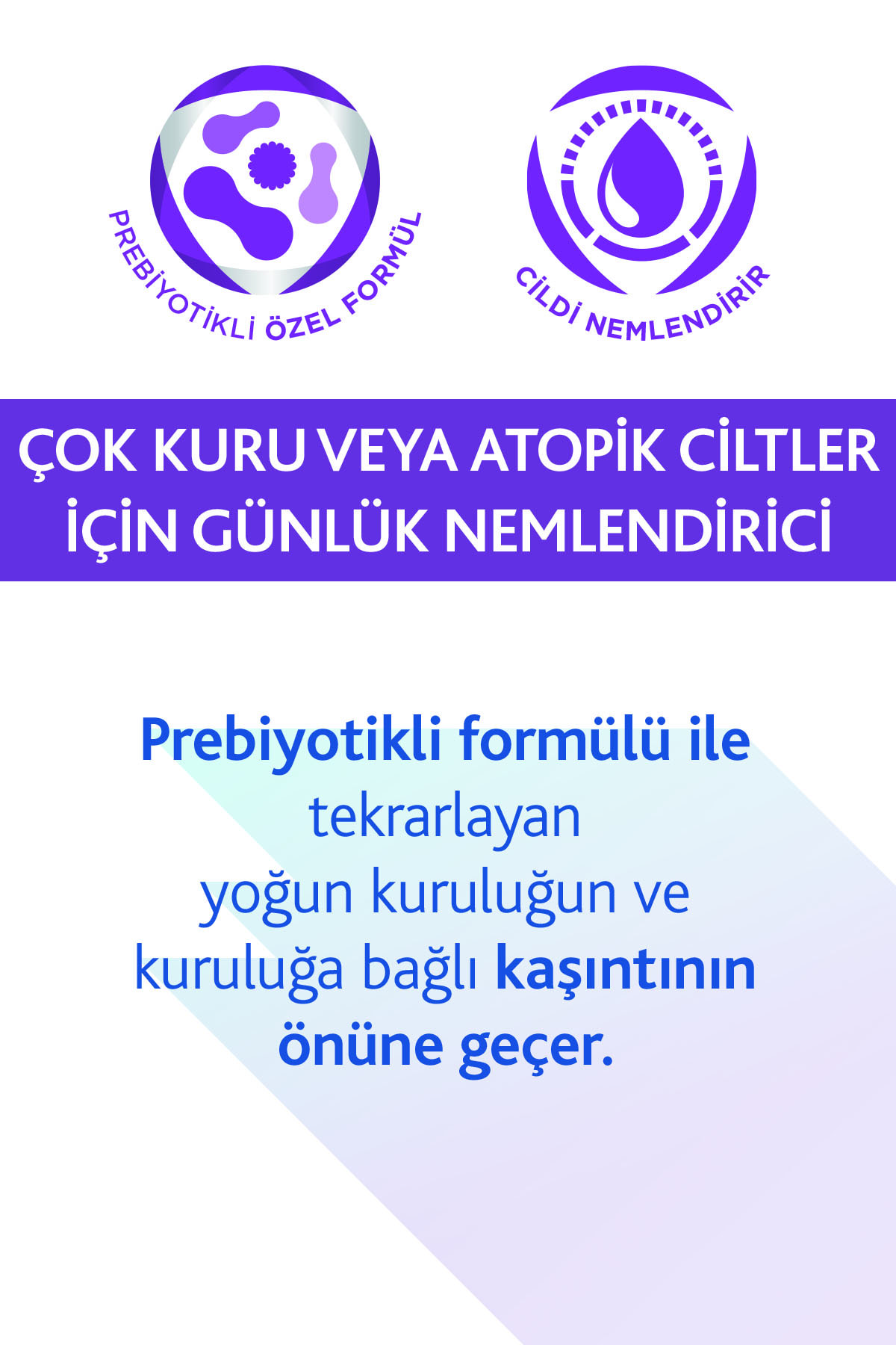 Sensidaily Pompalı Vücut Kremi 400 ml l Çok Kuru veya Atopik Ciltler İçin Prebiyotikli Özel Formül