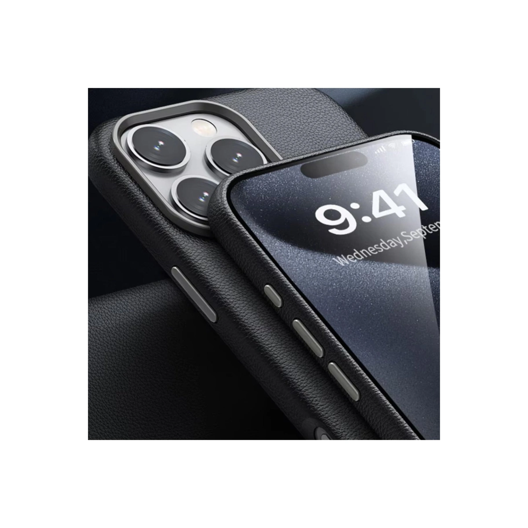 Joko Apple İphone 16 Pro Max Wonder Deri Magsafe Kapak - Siyah