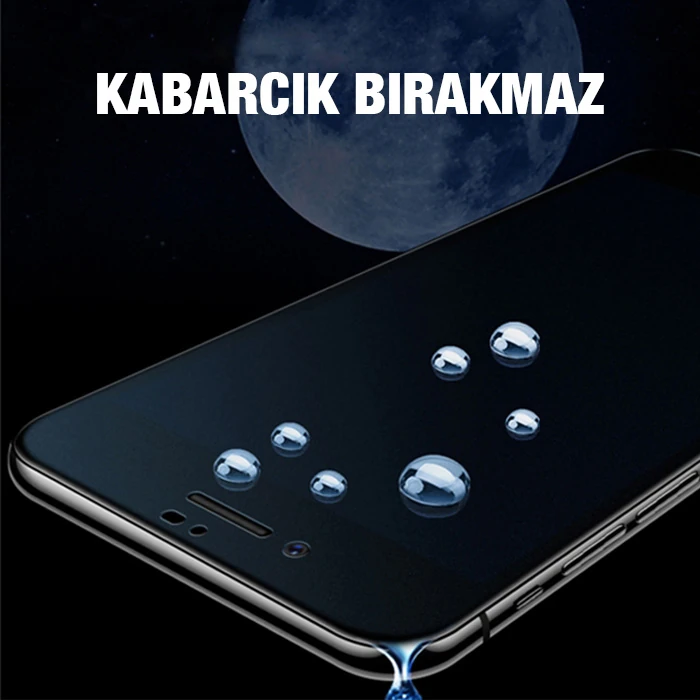 ALLY iPhone 13 -13 Pro 6.1inç Full Glue Matte Tempered Cam  Ekran Koruyucu-(5775)