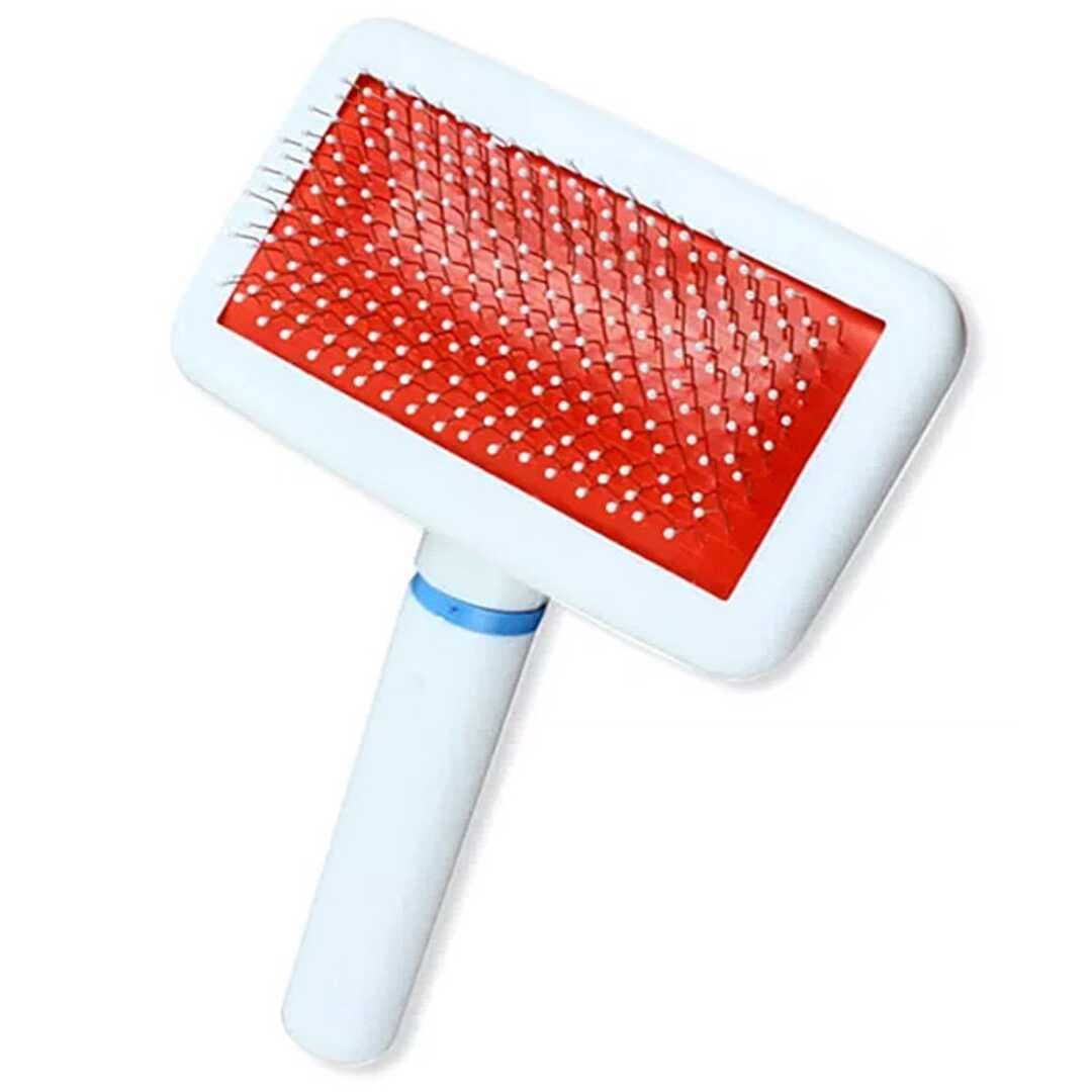 Paslanmaz Evcil Hayvan Kedi Köpek Tüy Tarama Toplama Fırçası Kolay Temizlenir Bakım Aleti (5430)