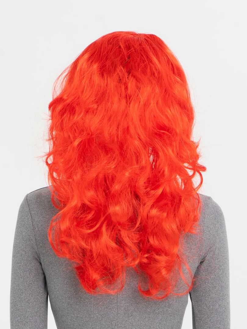 Nessiworld Kırmızı Renk Uzun Dalgalı Parti Peruğu