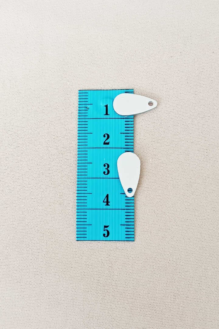 Oya Abiye Bileklik Kolye Pleksi Metalik Plastik Pul Gümüş Renk 8 gram 50 adet - BNC531