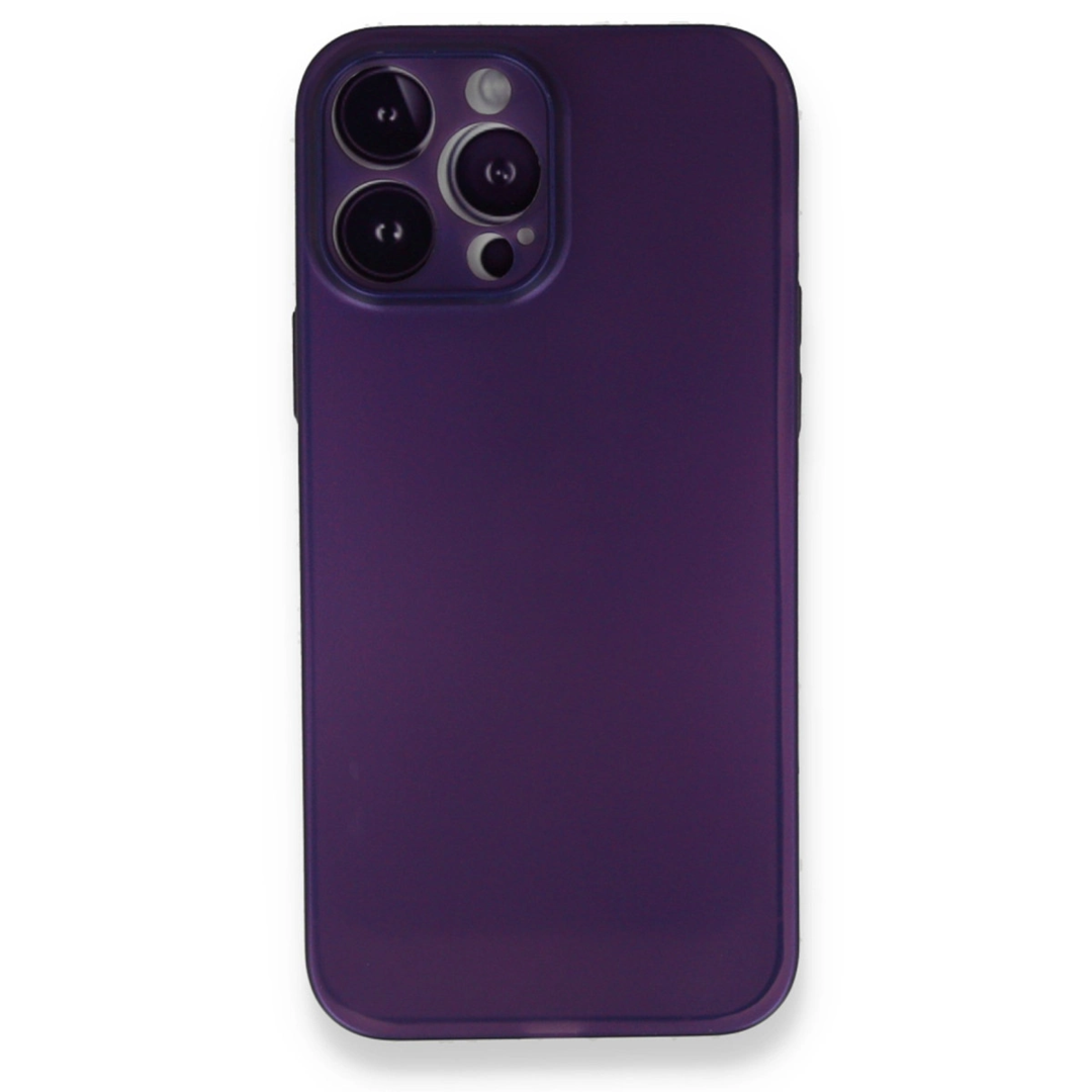 Apple İphone 14 Pro Max Kılıf Pp Ultra İnce Kapak - Mor
