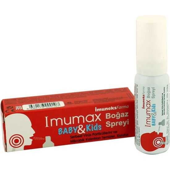 Imumax 3 Yaş Ve Üstü Boğaz Spreyi - 20 ml