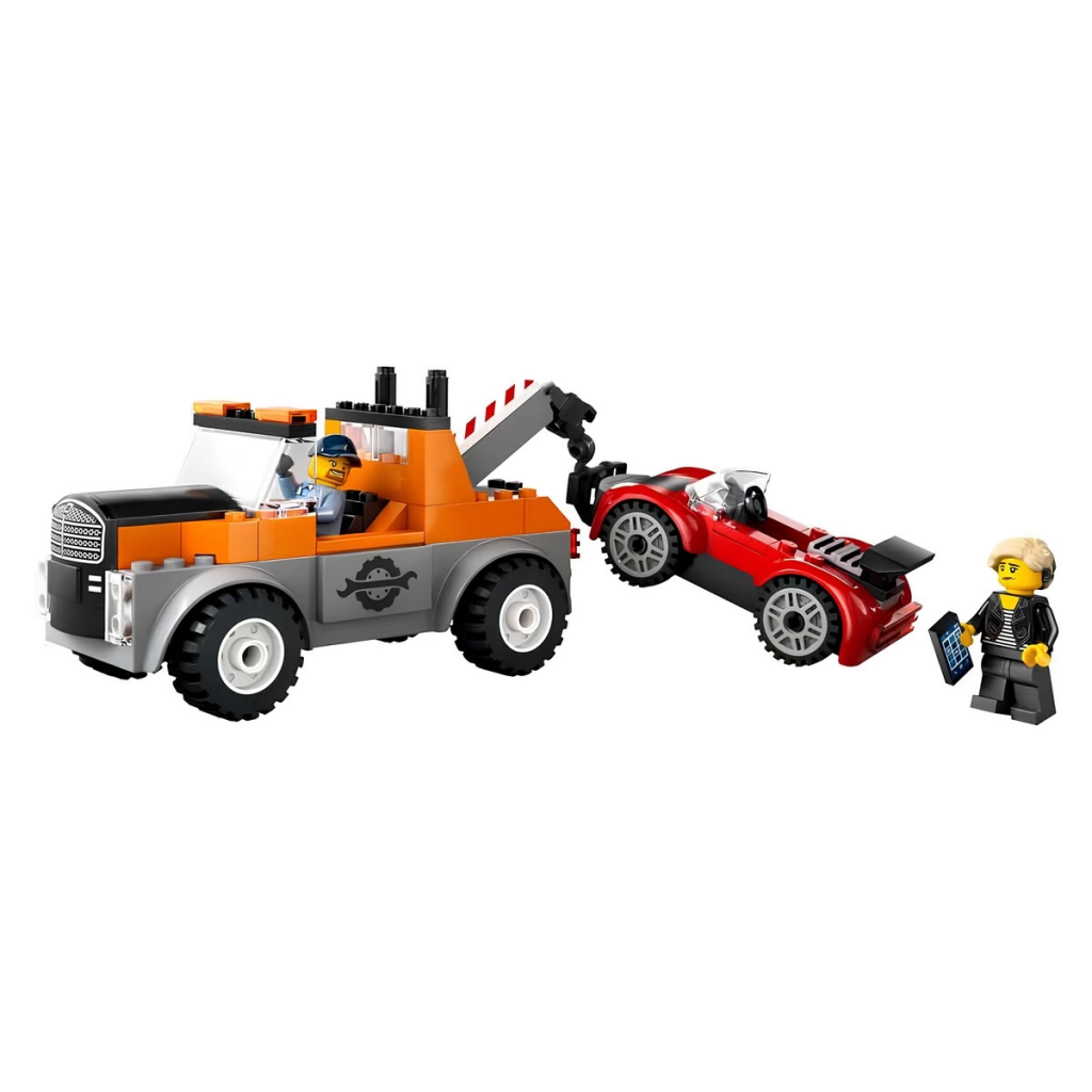 Nessiworld  LEGO City Çekici Kamyon ve Spor Araba Tamiri 60435